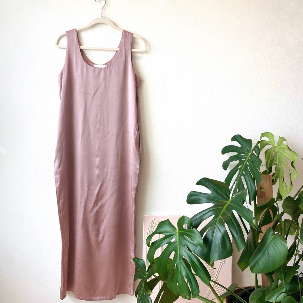 10.AM mulberry silk dress